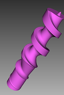 Final parametrizing. Reverse engineering from the scanning of the object (Laser scanning), 3D scan