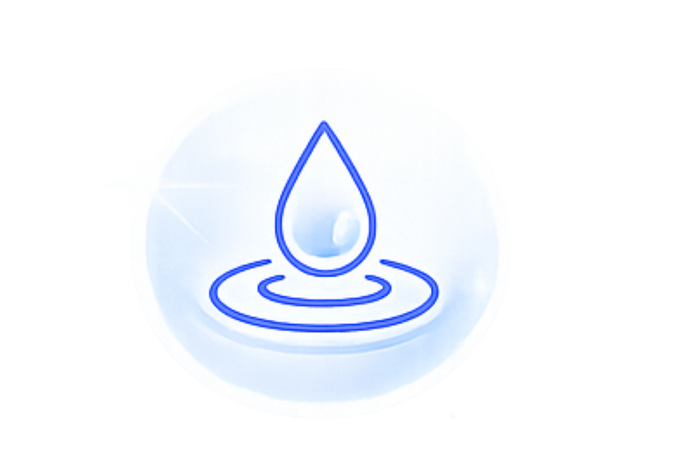 Visible skin hydration results icon