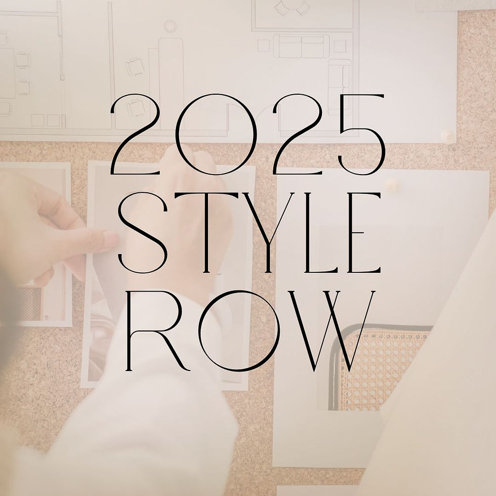 Style Row - SAVE THE DATE