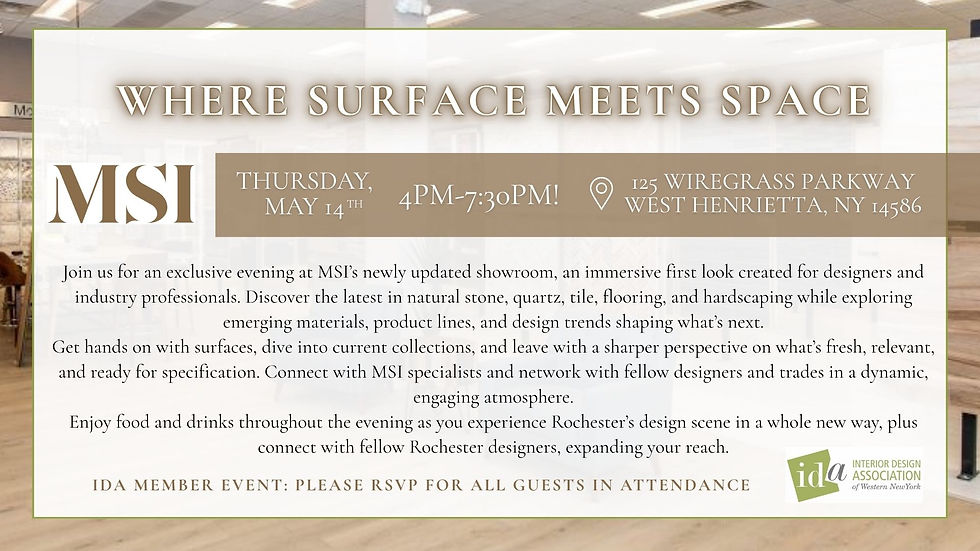 Where Surface Meets Space, Hosted by MSI Rochester