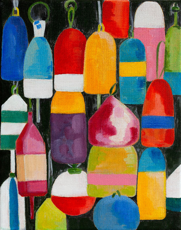 Miniature : Impression d'art verticale Bouées