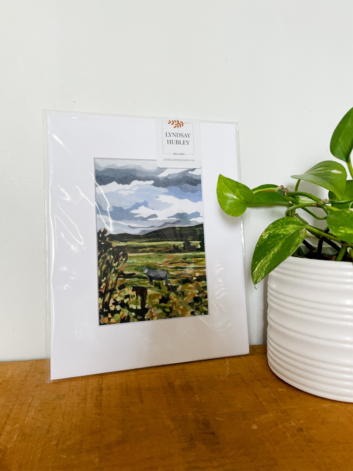Margaree Pasture (Matted Print)