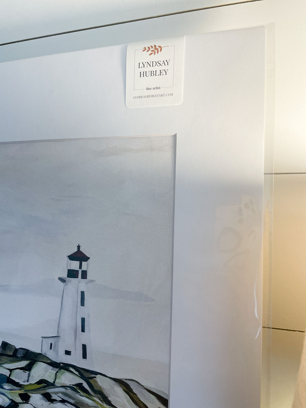 Thumbnail: Peggy's Cove Light House (Matted Print)