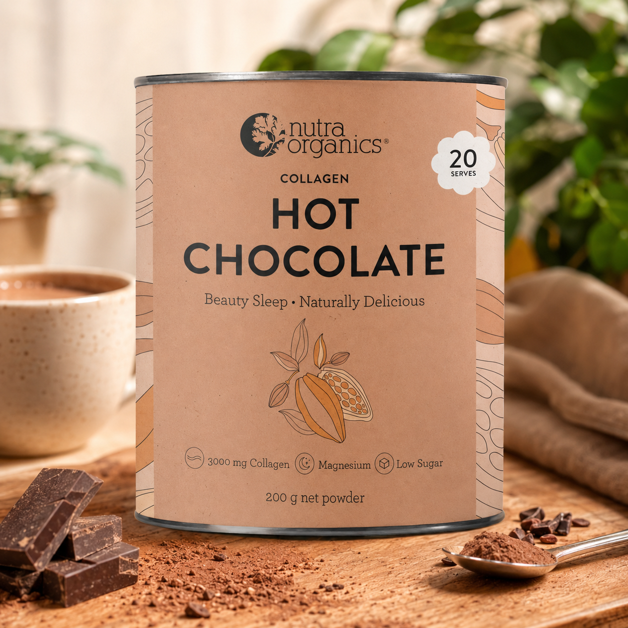 Nutra Organics Hot Chocolate 200g