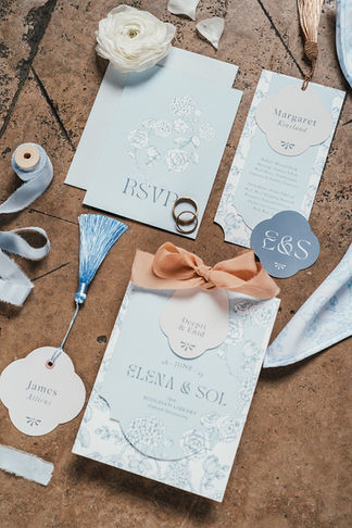 Bodleian Library Oxfordshire Wedding Stationery and Invitations