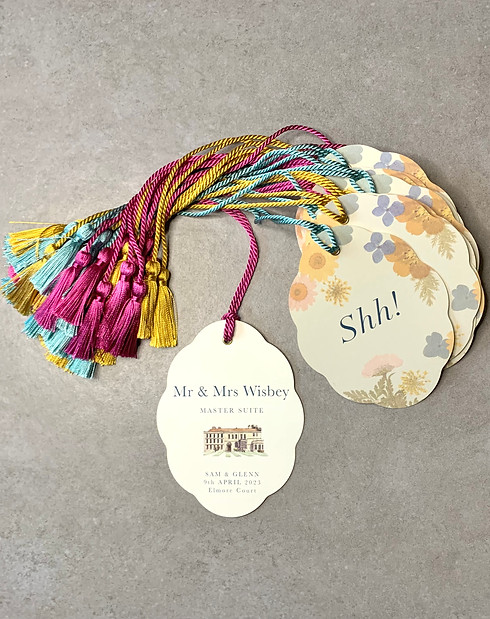 Elmore Court Dried Flower Wedding Wax Seal Invites and Stationery