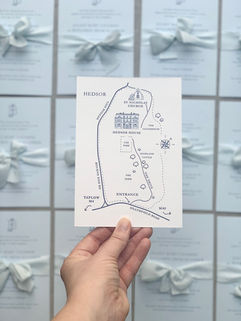 Hedsor House Luxury Letterpress Wedding Invitations 