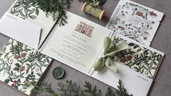 Hedsor House Winter Wedding Invitations and Stationery