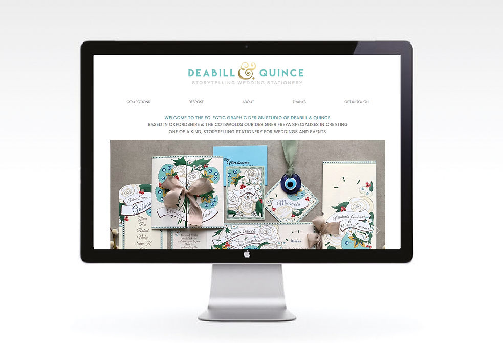 Luxury Wedding Business branding and website design