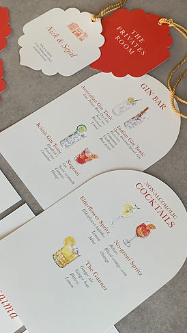 Elmore Court Indian Wedding Stationery