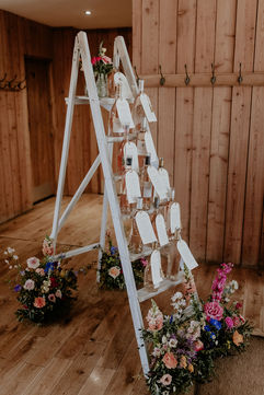 Pressed Flower Sustainable wedding stationery at Elmore Court