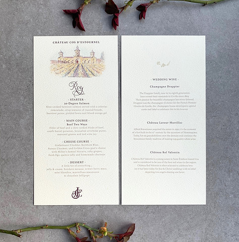 Hedsor House Luxury wedding stationery