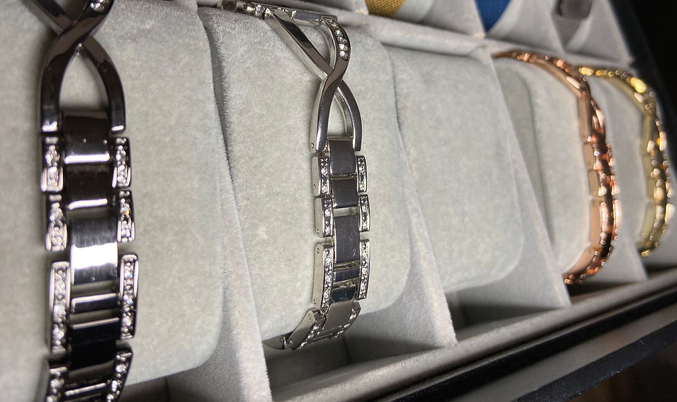 Metallic link bands
