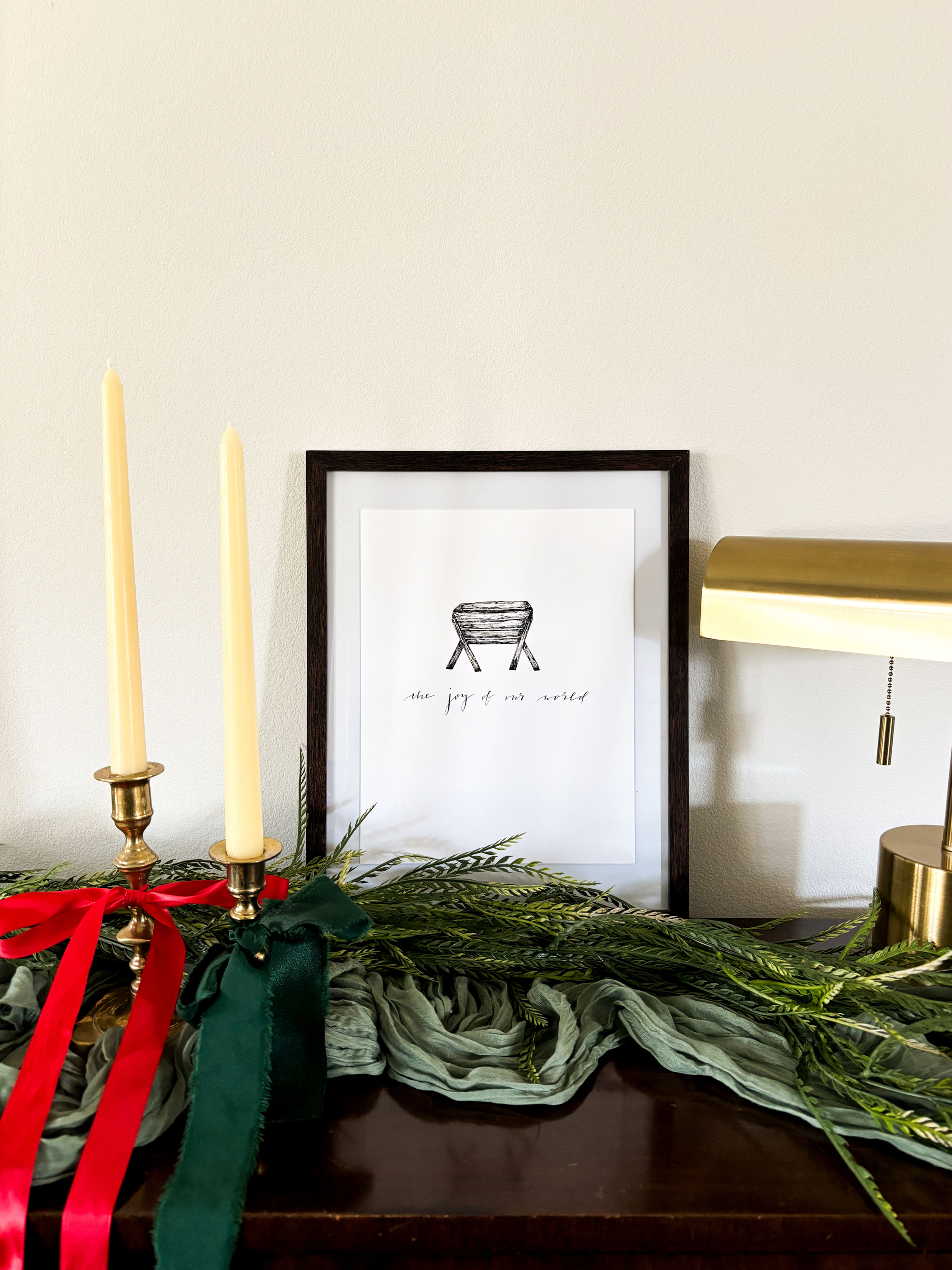 The Joy of Our World Christmas Art Print