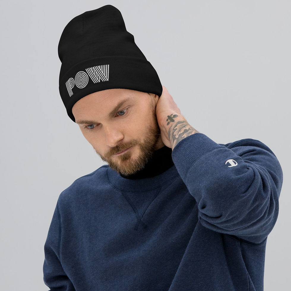 Thumbnail: POW Embroidered Beanie