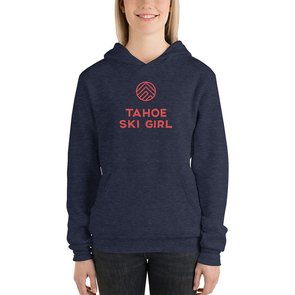 Thumbnail: Tahoe Ski Girl Logo Adult Fleece-Lined Hoodie