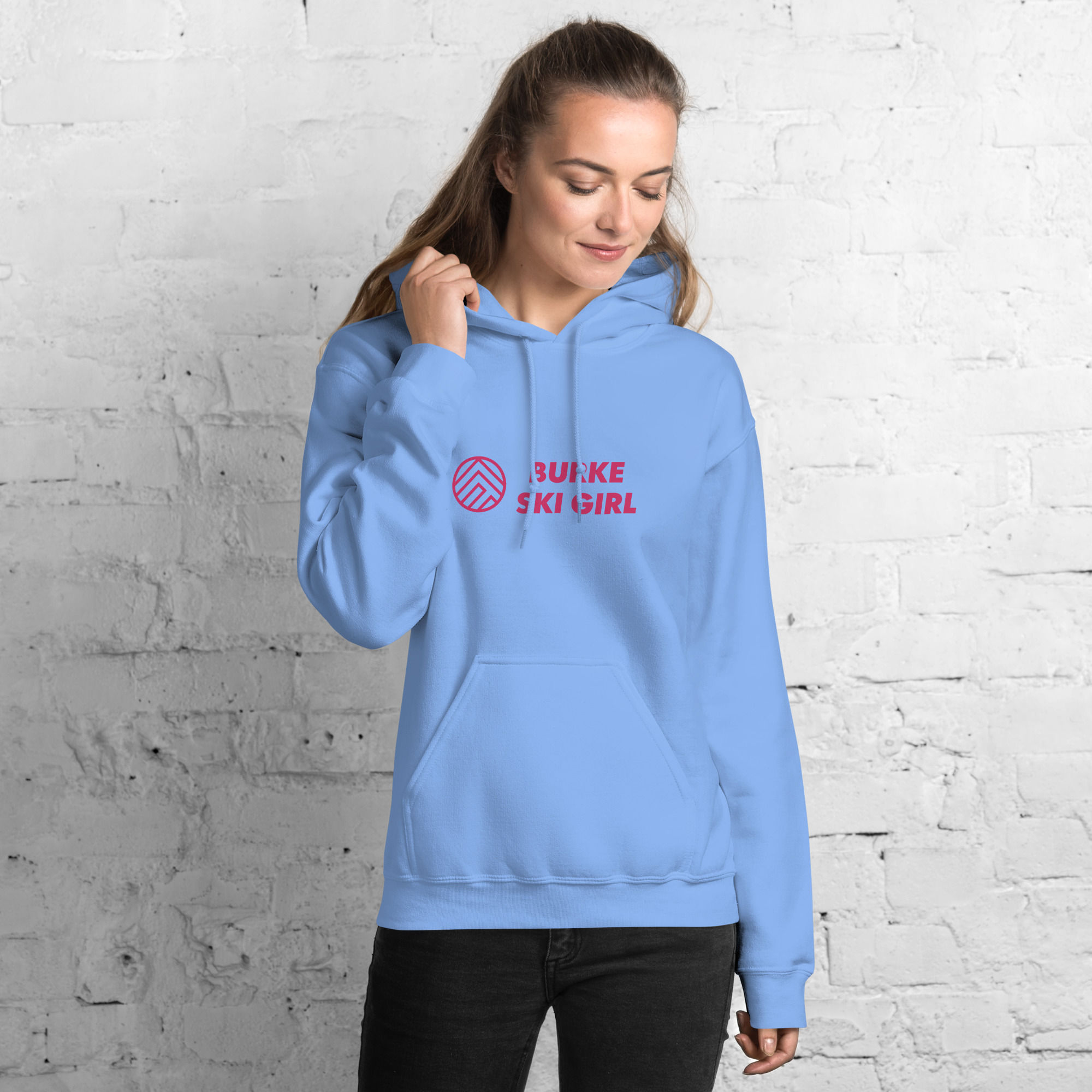 Burke Ski Girl Adult Hoodie