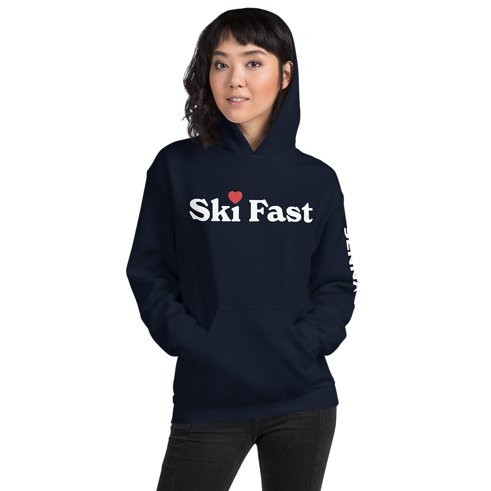 Thumbnail: CUSTOMIZED Ski Fast Hoodie