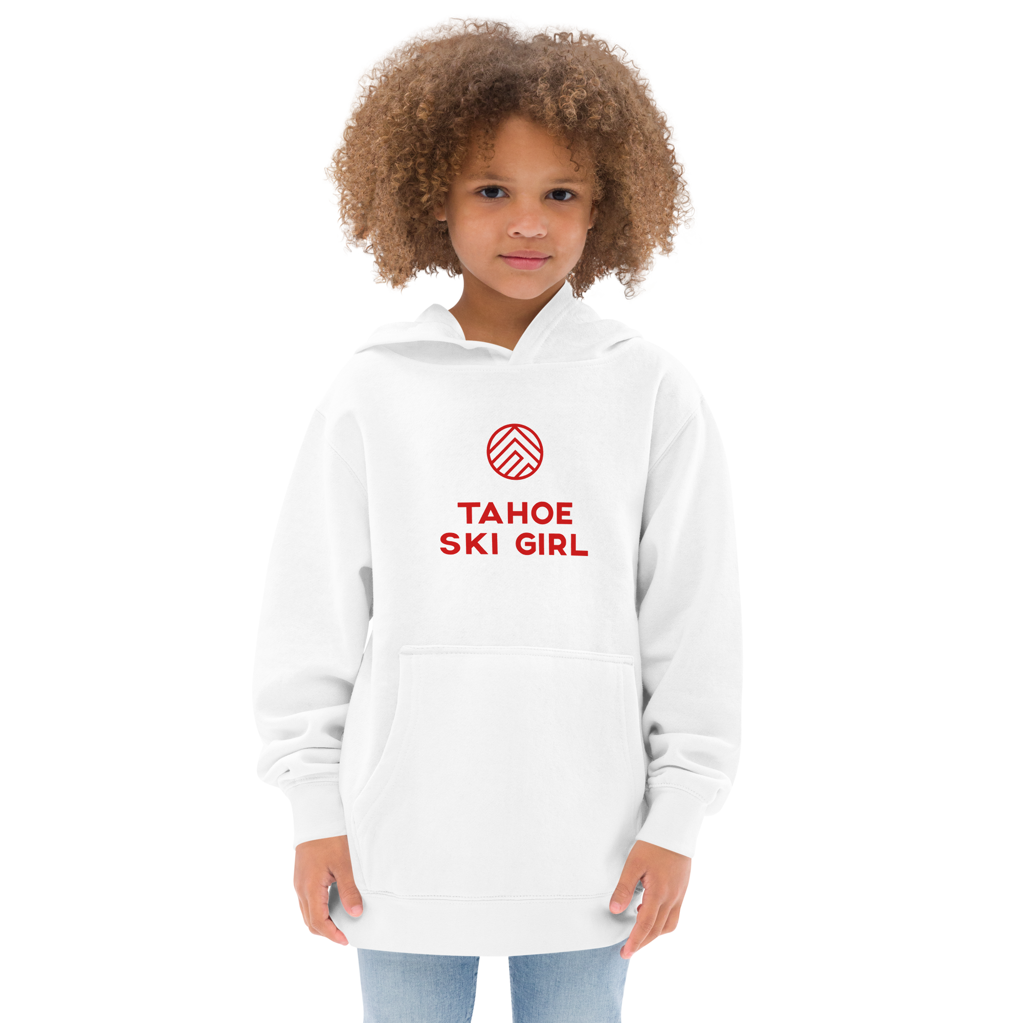 CUSTOMIZED Kids Tahoe Ski Girl Hoodie