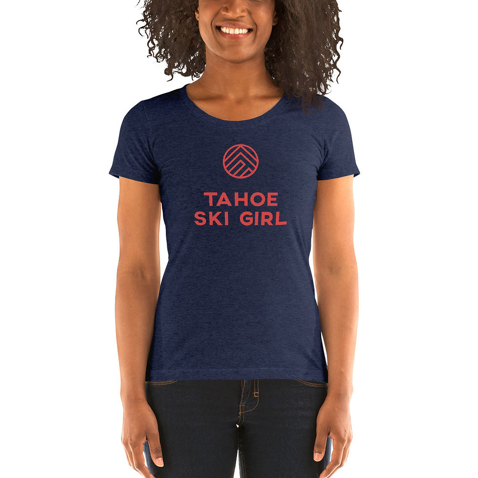 Thumbnail: Tahoe Ski Girl Logo Ladies' short sleeve t-shirt