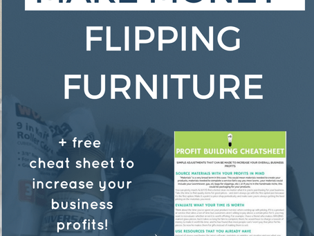 Real Life DIY 9-5: How I Make Money Flipping Furniture
