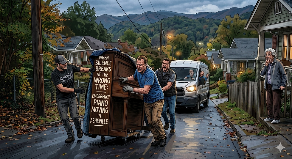 When Silence Breaks at the Wrong Time: Emergency Piano Moving in Asheville 