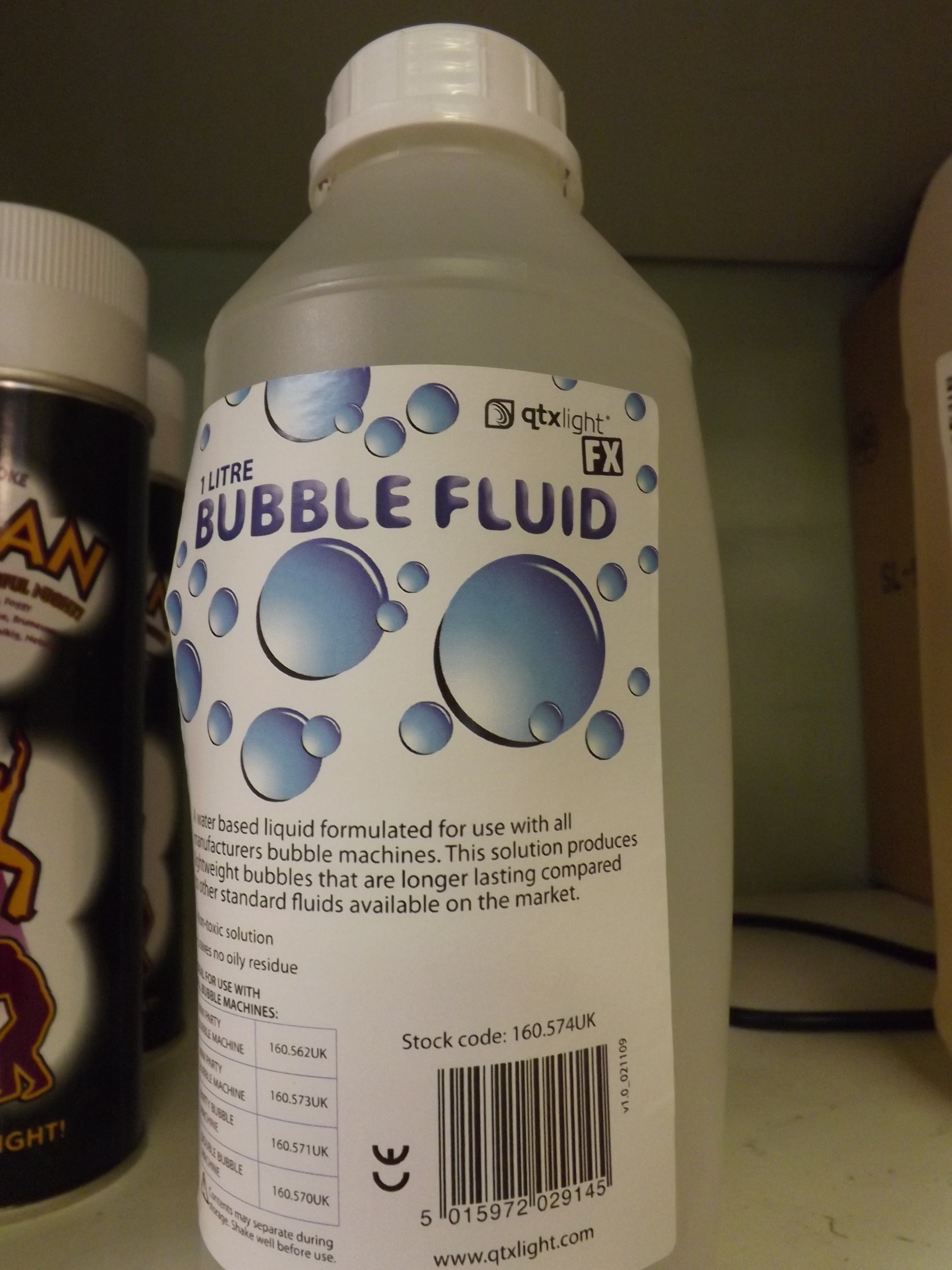 Bubble fluid £6.95 1ltr