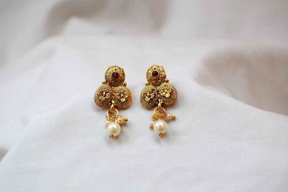 Thumbnail: Golden Serenity Necklace Set
