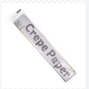 Crepe Paper size 250 x 50 pack x 10 Silver