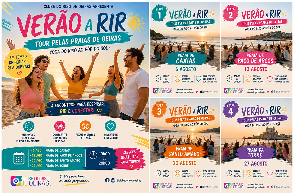 🌞 VERÃO A RIR – TOUR PELAS PRAIAS DE OEIRAS 😄