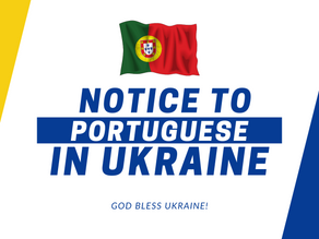 ⚠️ Guidelines for the Portuguese in Ukraine