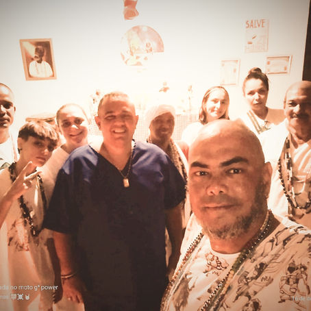 Pai Soares visita o Terreiro do Pai Joaquim e Vovó Catarina de Pai Simas em Lavrinhas SP..