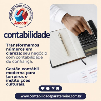 CONTABILIDADE PARA TERREIRO