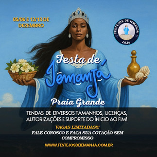 Capa festejos de iemanja praia grande são paulo