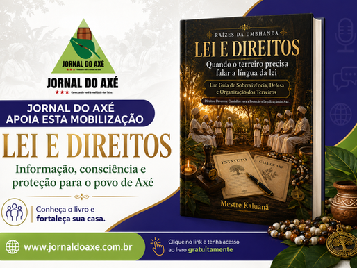 Raízes da Umbhanda – Lei e Direitos” nasce para abrir caminho ao sacerdote, dirigente, médium, filho de santo, pesquisador e trabalhador espiritual que deseja compreender melhor os meandros da lei, conhecer seus direitos, reconhecer seus deveres e acessar orientações essenciais para a organização de sua casa religiosa.
