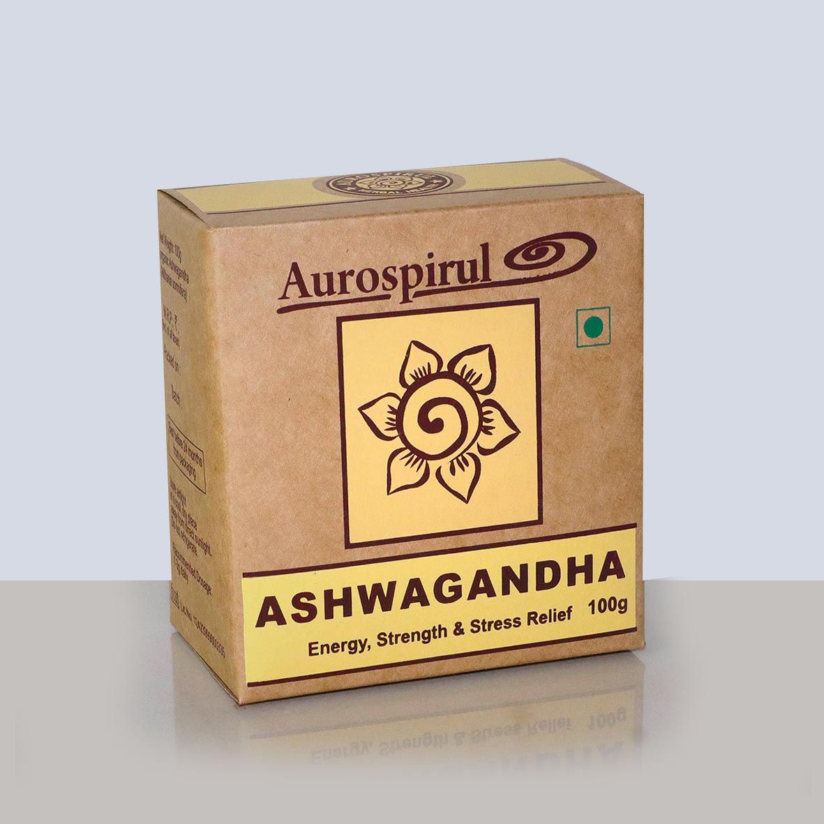 Aurospirul Organic Certified Ashwagandha – 100g Powder