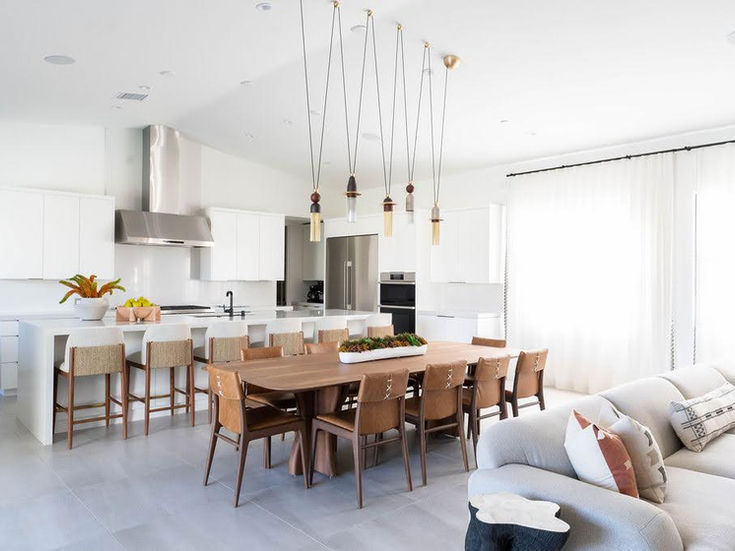 Elegant Dining and Kitchen Spaces