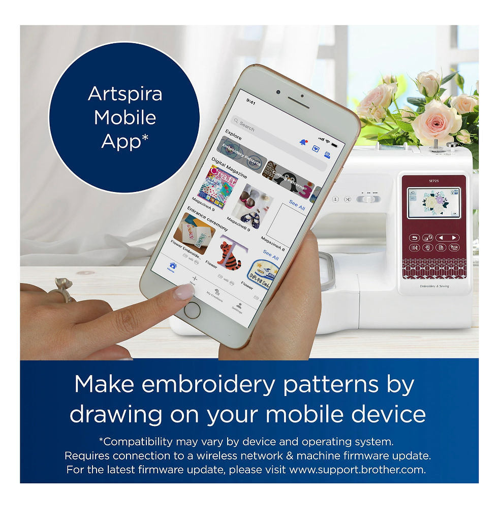 Thumbnail: Brother Sewing and Embroidery Machine w/ Wireless LAN Connectivity