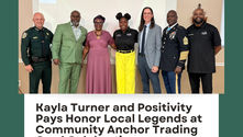 Kayla Turner and Positivity Pays Honor Local Legends at Community Anchor Trading Card Celebration