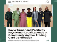 Kayla Turner and Positivity Pays Honor Local Legends at Community Anchor Trading Card Celebration