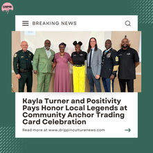 Kayla Turner and Positivity Pays Honor Local Legends at Community Anchor Trading Card Celebration