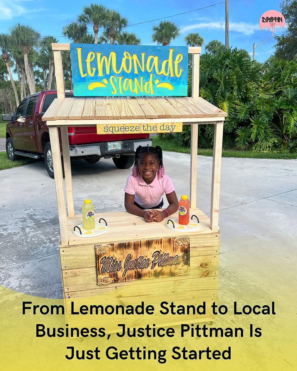 From Lemonade Stand to Local Business, Justice Pittman Is Just Getting Started
