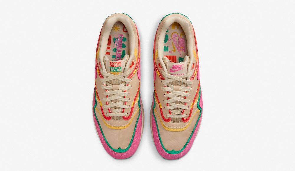 Top of Nike Air Max 90 Latino Heritage Month