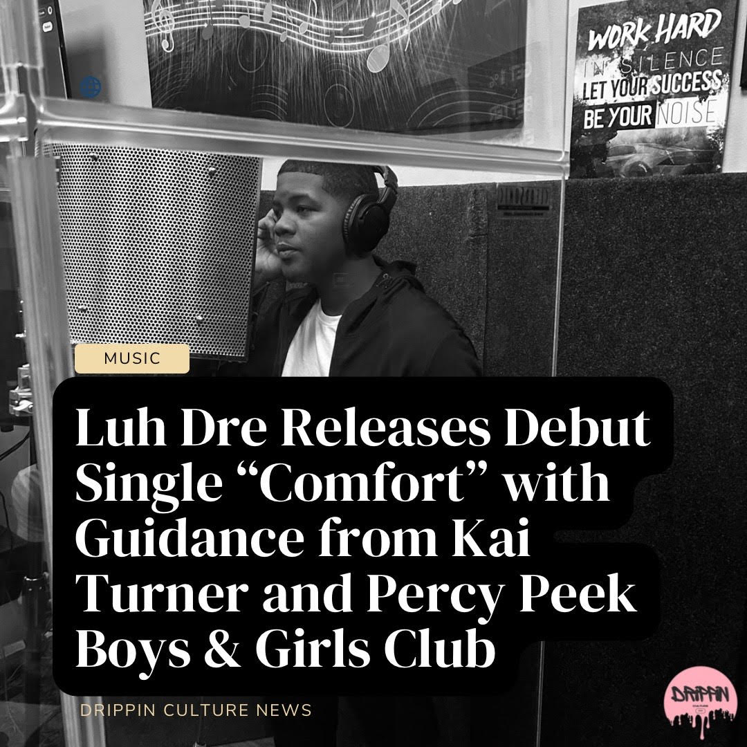Luh Dre Recording with Kai Turner at Percy Peek Boys & Girls Club in Fort Pierce, Florida.