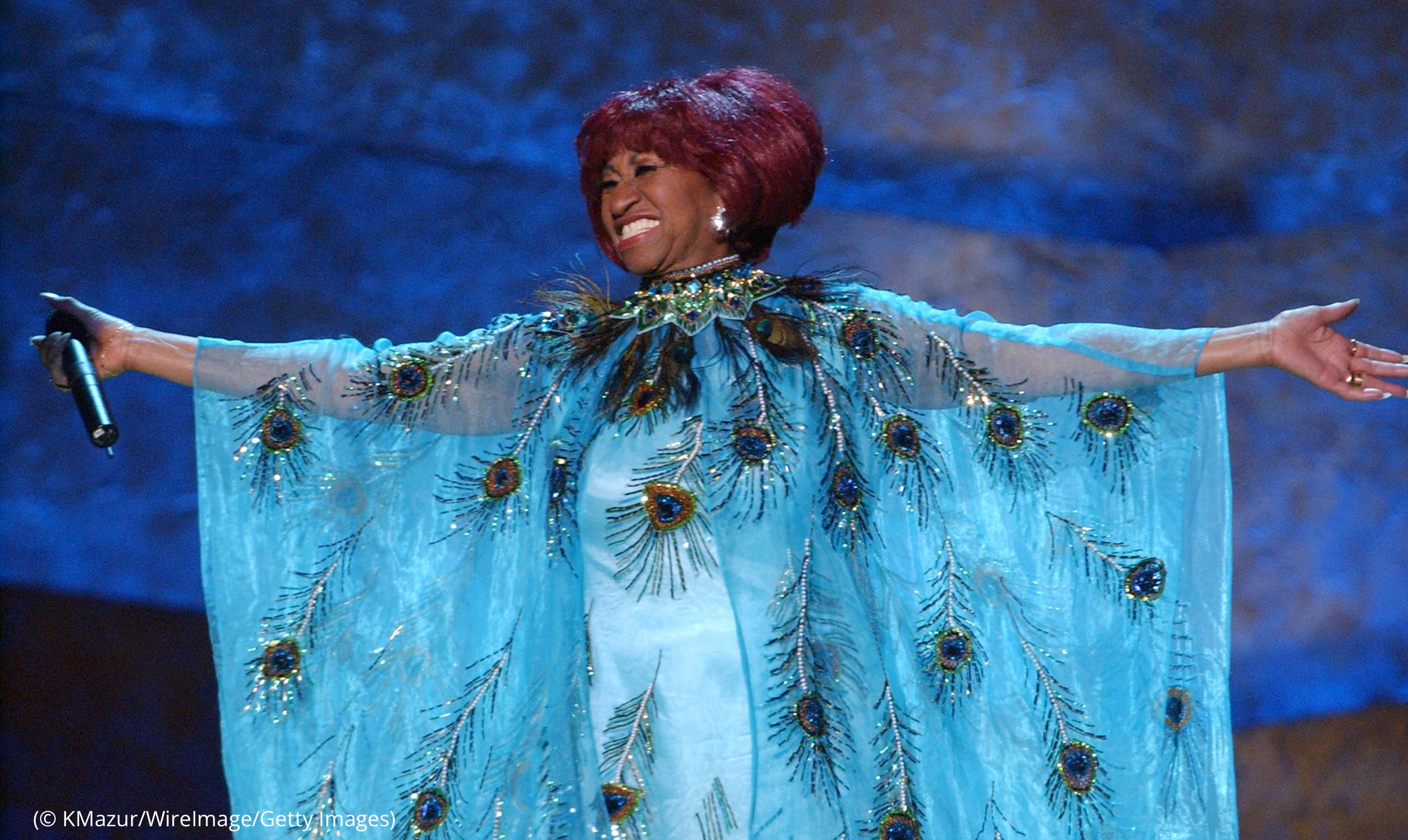 Cuban American Performer Celia Cruz image via share.america.gov