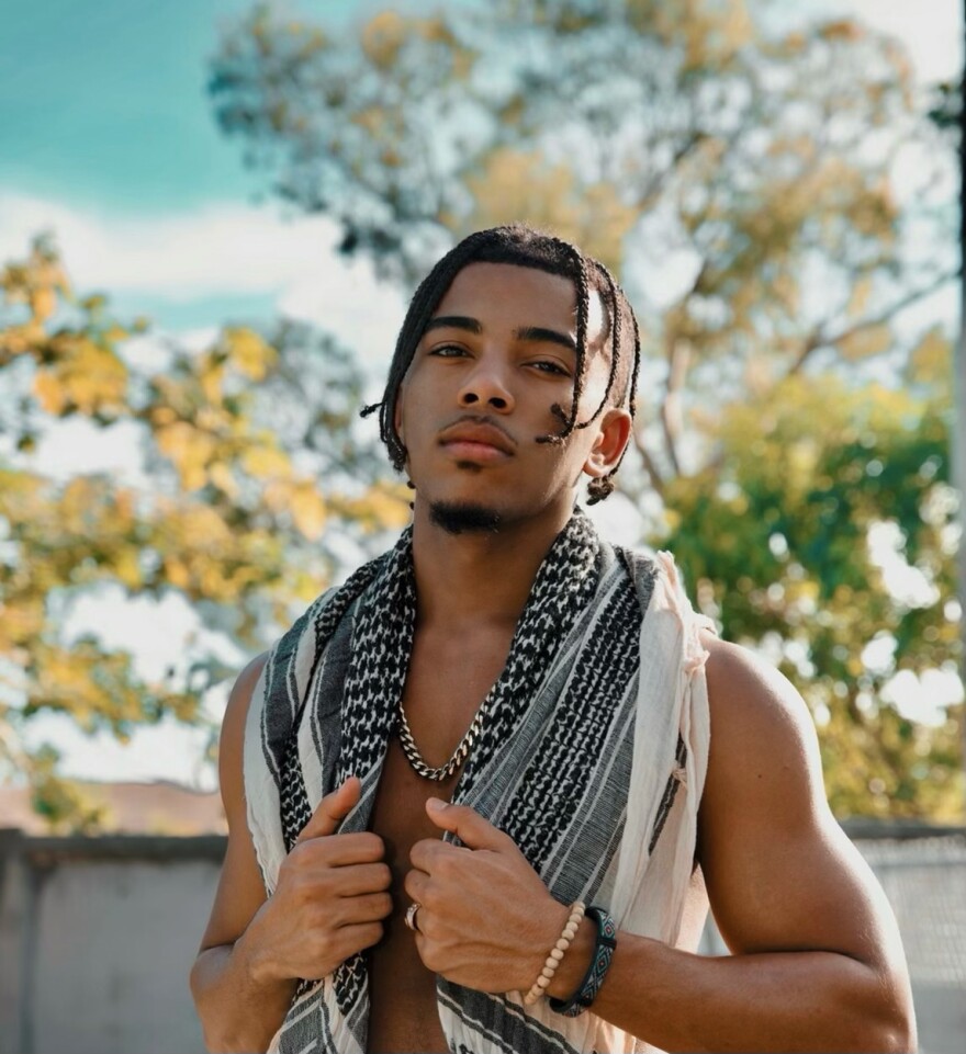 Yung Wylin posing for a photo