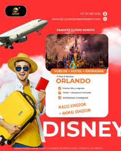 Orlando paquete todo incluido