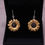 Thumbnail: Gold Plated Daisy Earrings