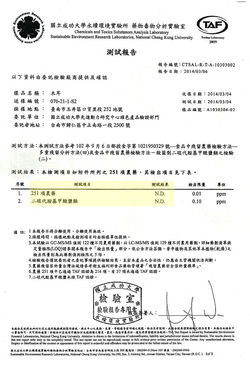 農藥檢驗報告
