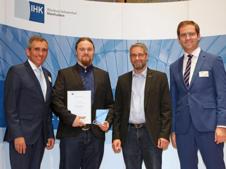 Besondere Anerkennung für unseren Auszubildenden